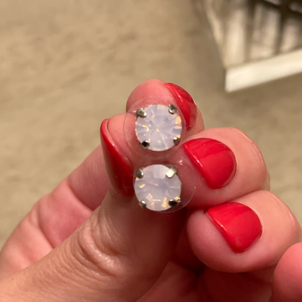 Pink earrings